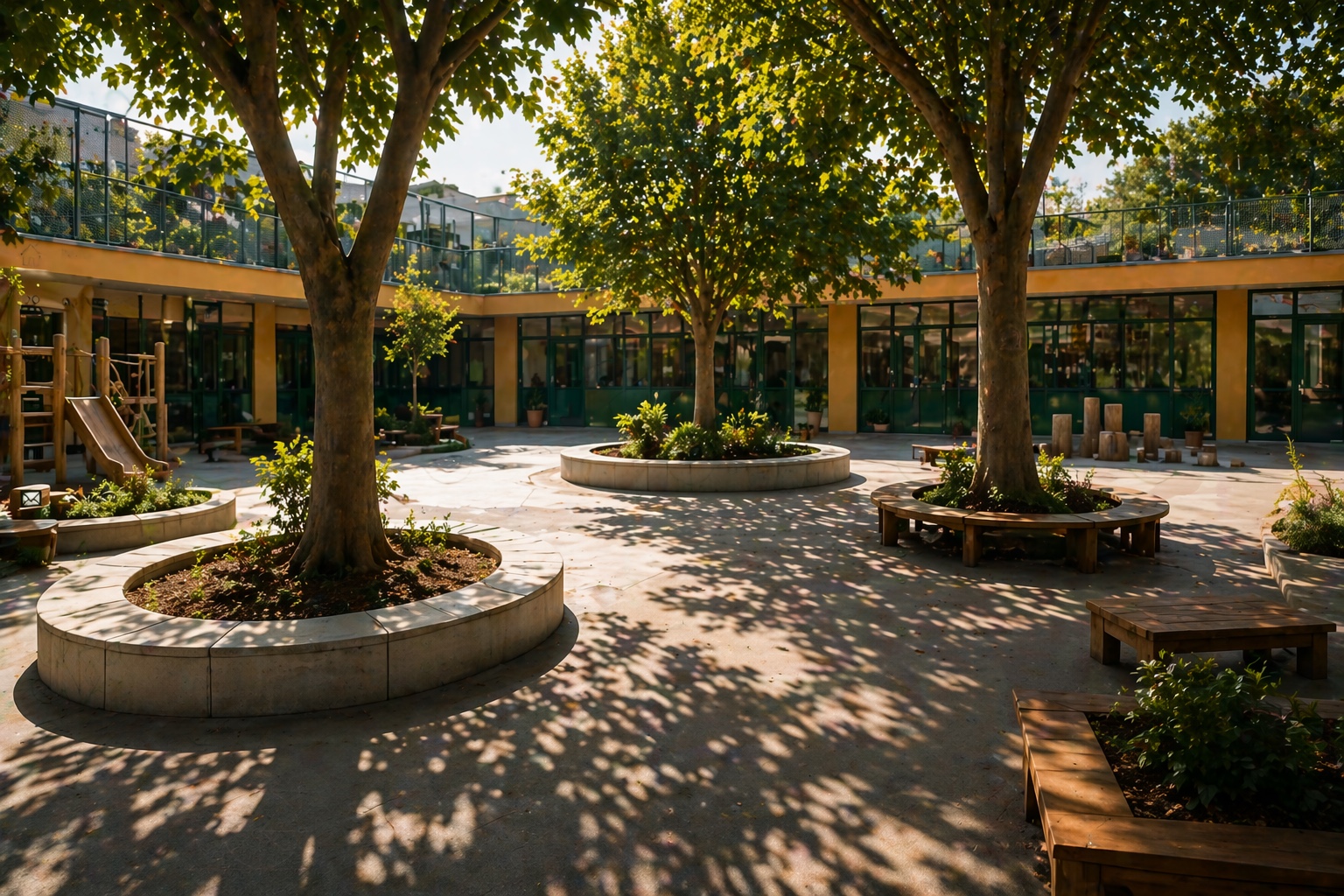 Patios escolares